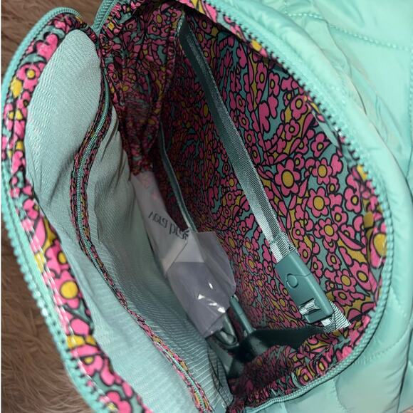 New Vera Bradley Westover Hybrid Backpack Beryl Green Featherweight main image 5